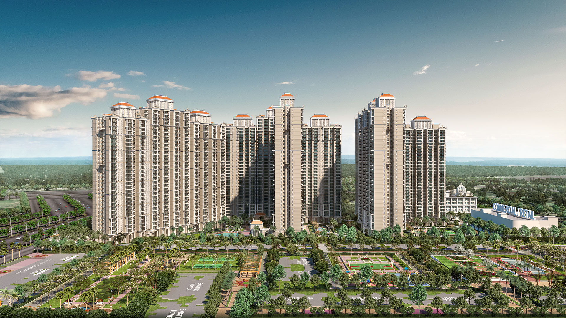 Prateek Grand Begonia 2 & 3 & 4 BHK Siddharth Vihar Ghaziabad - Prateek Group | Skyline Realty