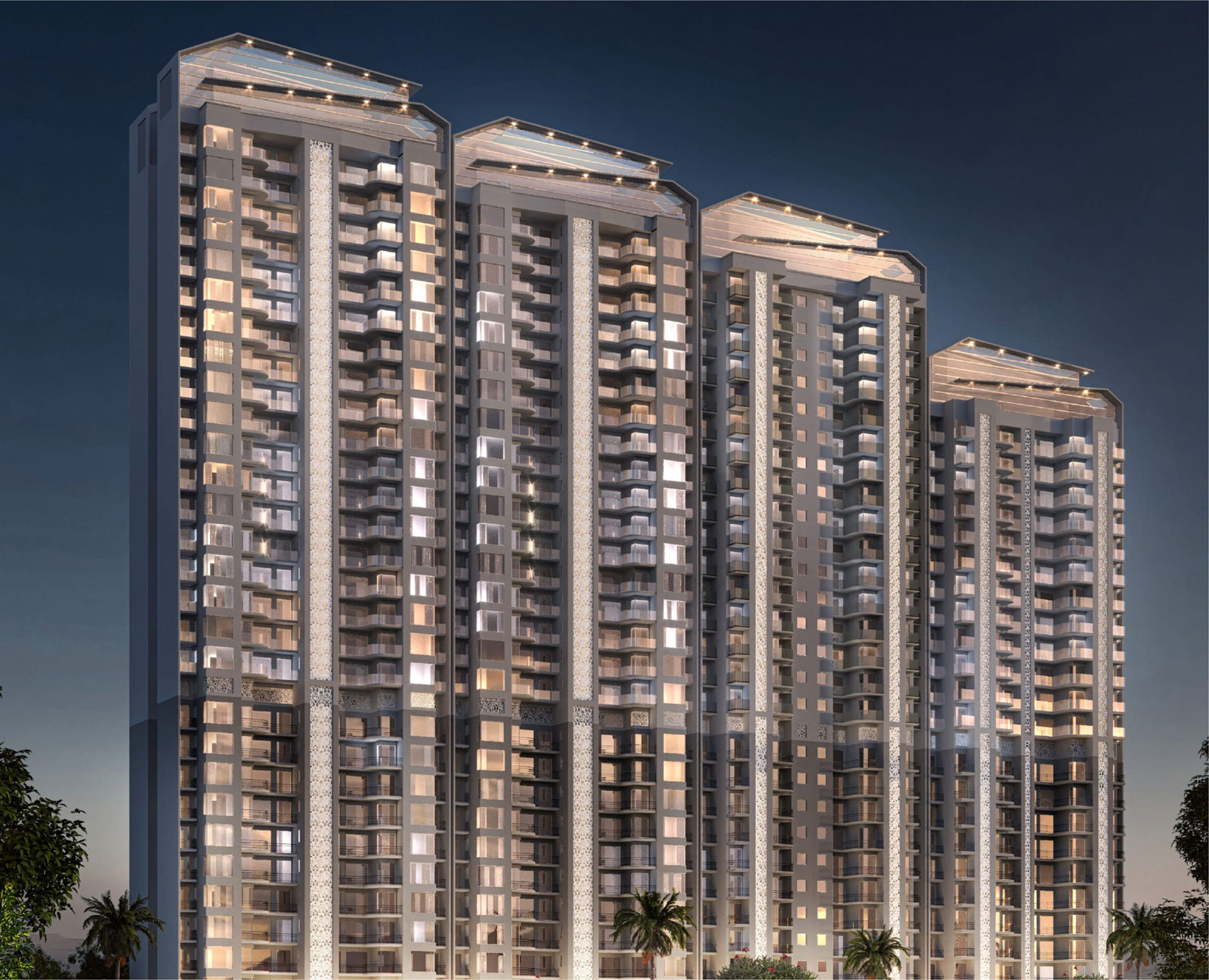 T&T Digitown 3 BHK Siddharth Vihar Ghaziabad - T&T Group gallery image 2 | Skyline Realty
